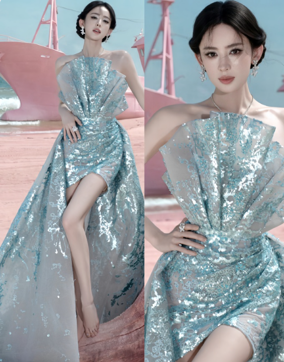 古力娜扎这组图🦈丝了比赛。。。

娜扎绝了。。嘉人活动一身贝壳抹胸礼服露出细长