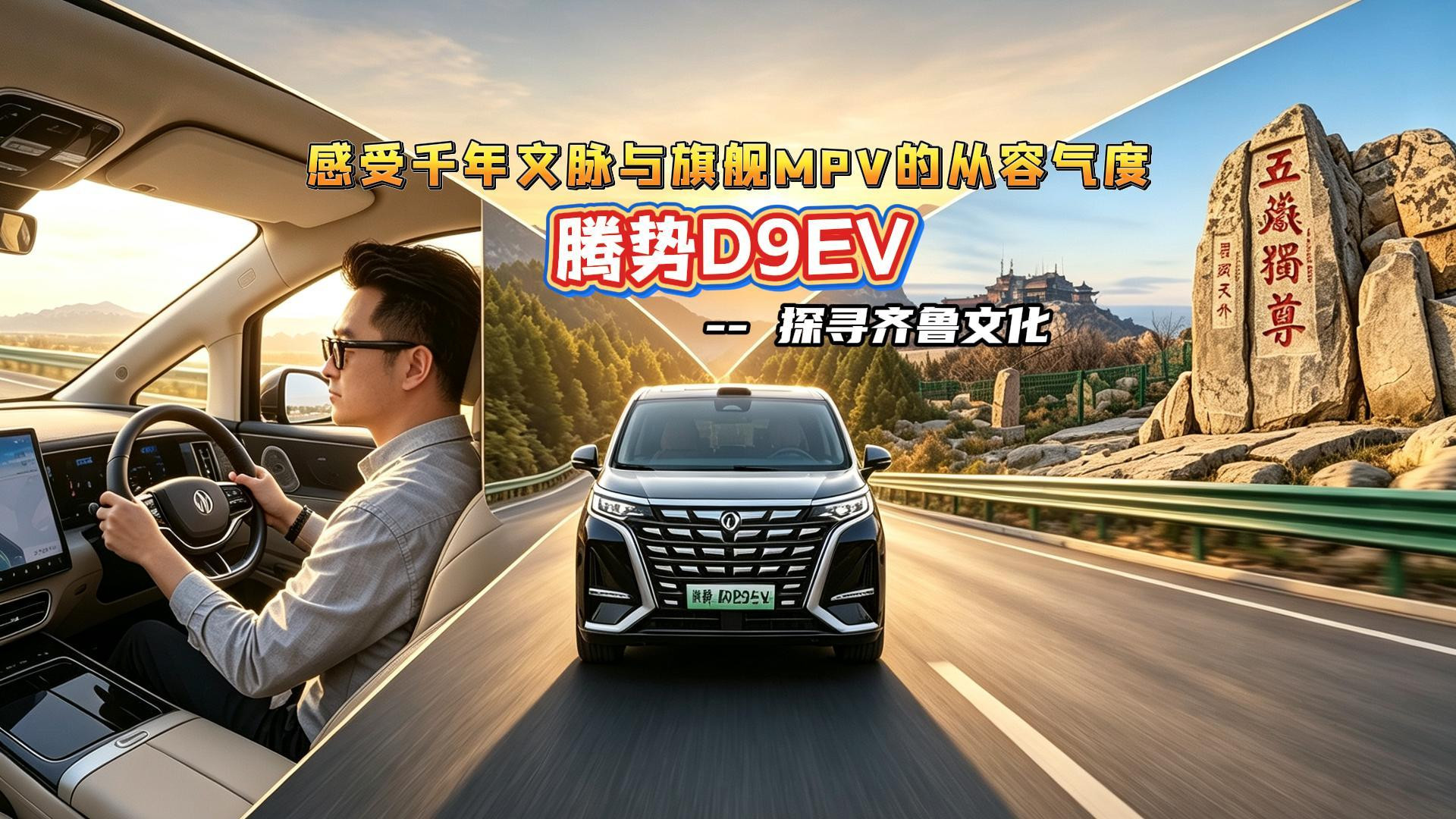 感受千年文脉与旗舰MPV的从容气度：开腾势D9EV探寻齐鲁文化