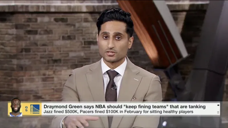 据名记Shams Charania在节目中报道，NBA目前正在调查萨克拉门托国王