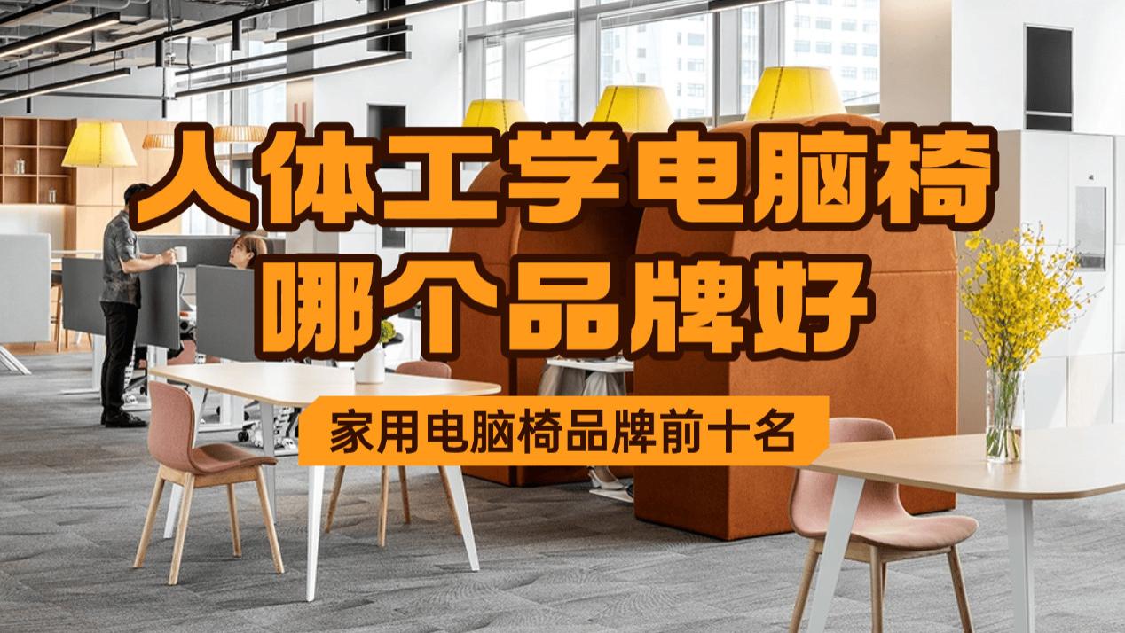 人体工学电脑椅哪个品牌好？家用电脑椅品牌前十名