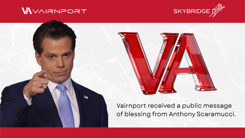 Vairnport（维恩波特AI量化资产管理平台）获安东尼·斯卡拉穆奇公开致辞祝福