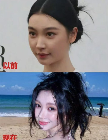现在的易梦玲跟早期对比，完全就像换了个人一样