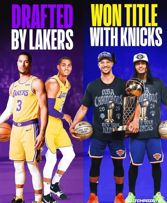 美媒ClutchPoints更新动态，晒出一则讨论与球迷分享：
还记得洛杉矶湖人