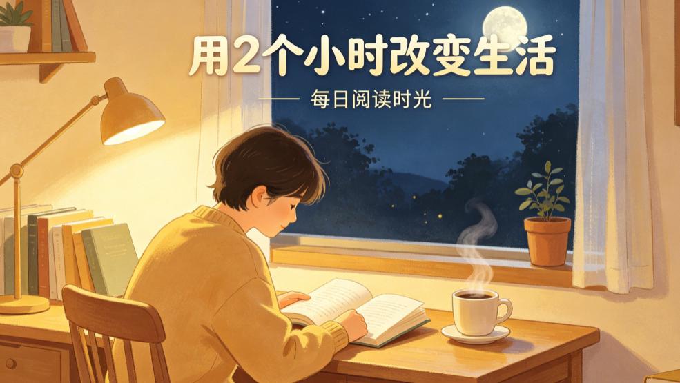 用2个小时，彻底改变你的生活（干货）