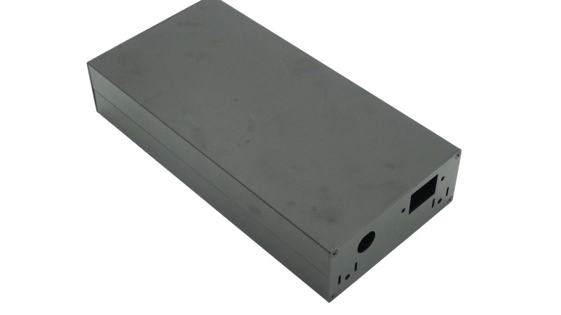 工业控制网关仪器铝合金外壳定制案例 H23型号型材加工解决方案