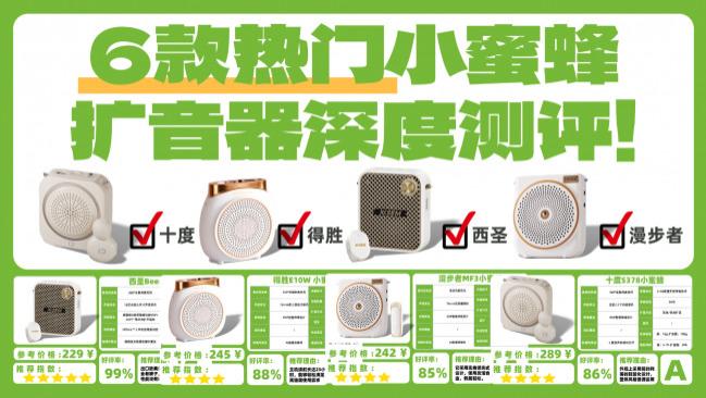扩音器老师专用哪个牌子好？2026年小蜜蜂扩音器教师专用推荐