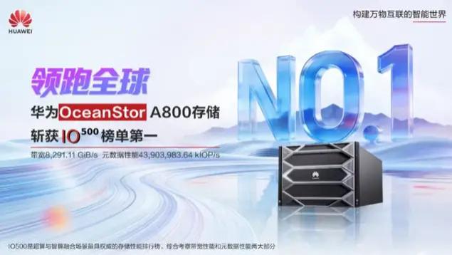 华为联手鹏城实验室，捅破中国存储IO500天花板