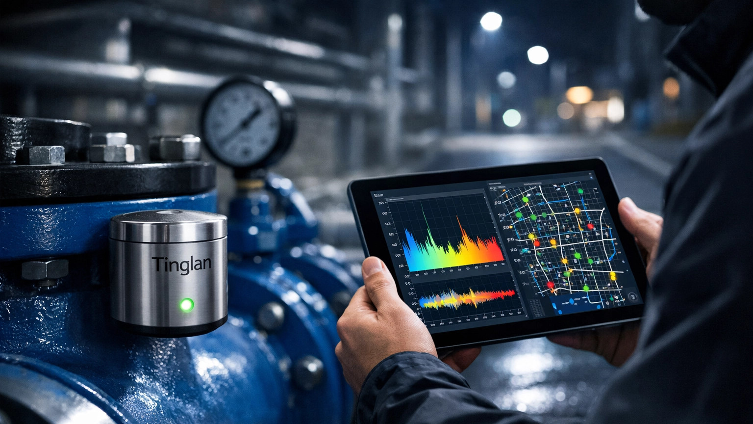 智慧水务利器：噪声记录仪应用场景与康高特解决方案深度解析