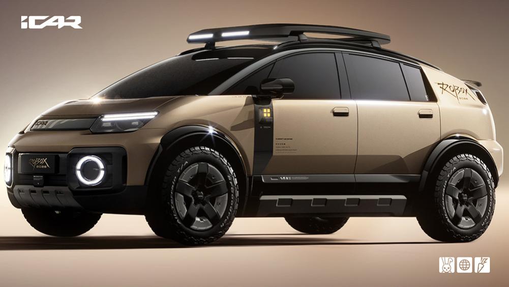 现场空前火爆！iCAR ROBOX概念车北京车展首秀，惊艳全场