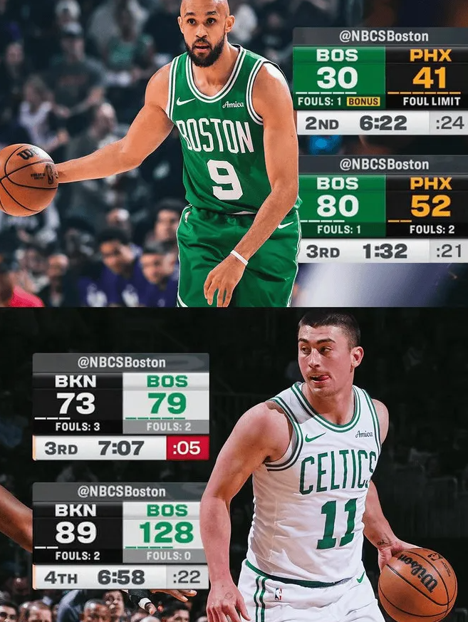 凯尔特人官方更新动态，晒出一项纪录与球迷分享。
“我们在对阵太阳时轰出过50-1