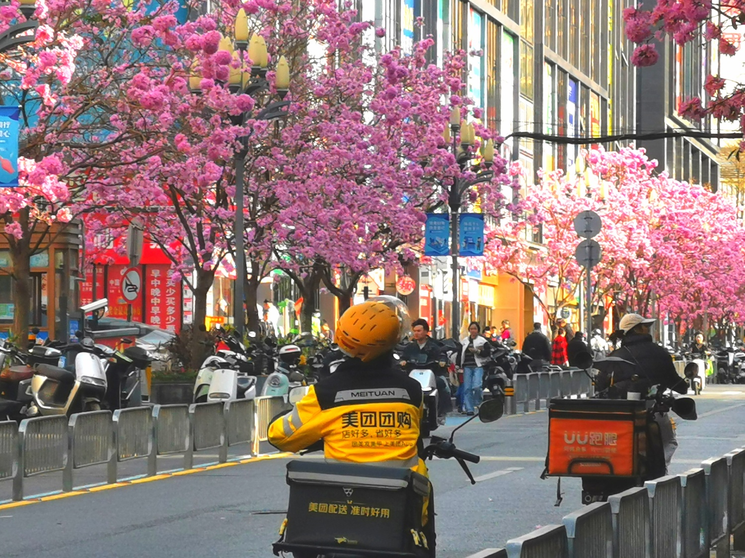 在路上看到外卖小哥
有些家长就以此为例
来警示自己的孩子
如果不好好学习
将来就