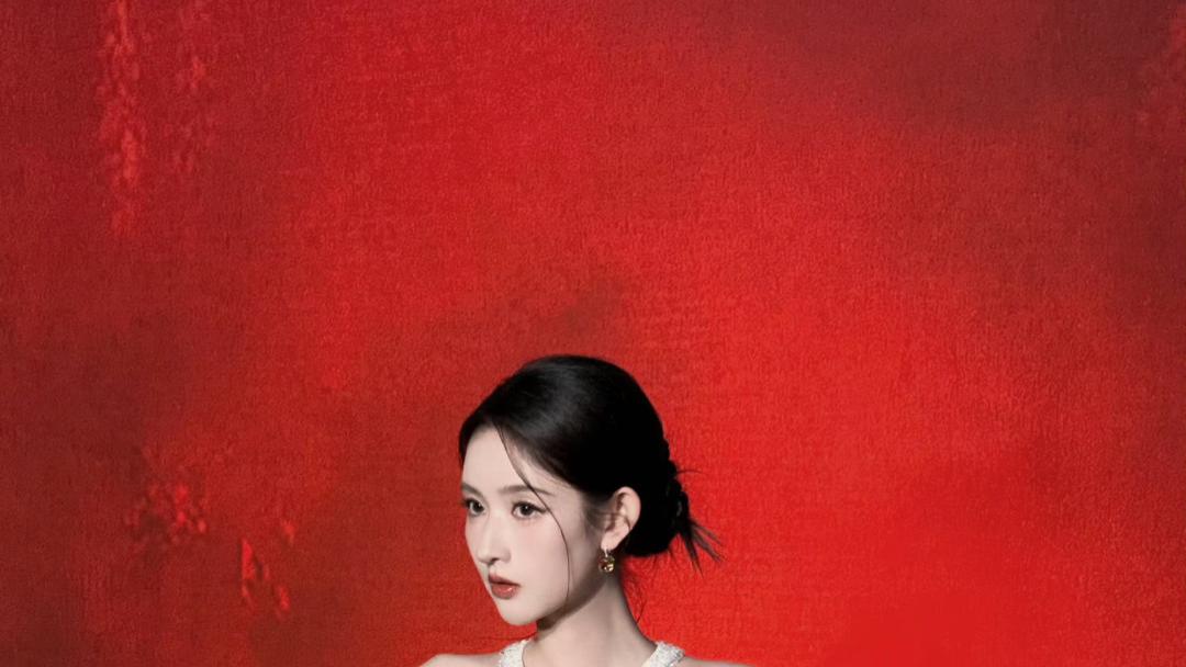 王玉雯白色轻纱礼服亮相中国大奖赛！