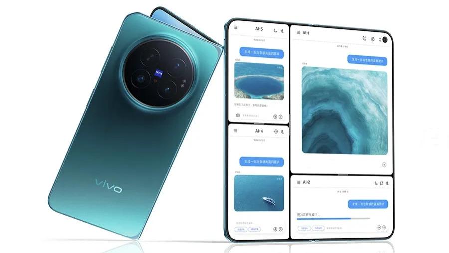 搭载蔡司APO超级长焦 vivo X Fold6折叠屏手机发布 全新“原子工作台”实现一屏四用