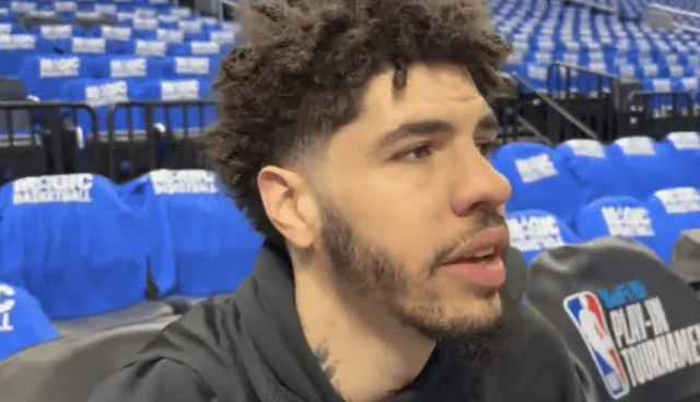 拉梅洛-鲍尔在谈到此前与巴姆-阿德巴约的争议动作时，表示自己赛后第一时间就想向对