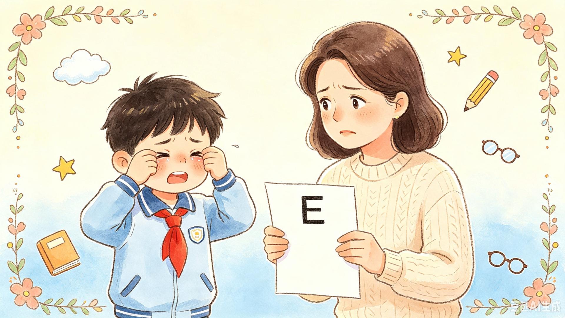 新手妈养娃实录：家有一年级近视“小淘气”，该怎么选防控眼镜？