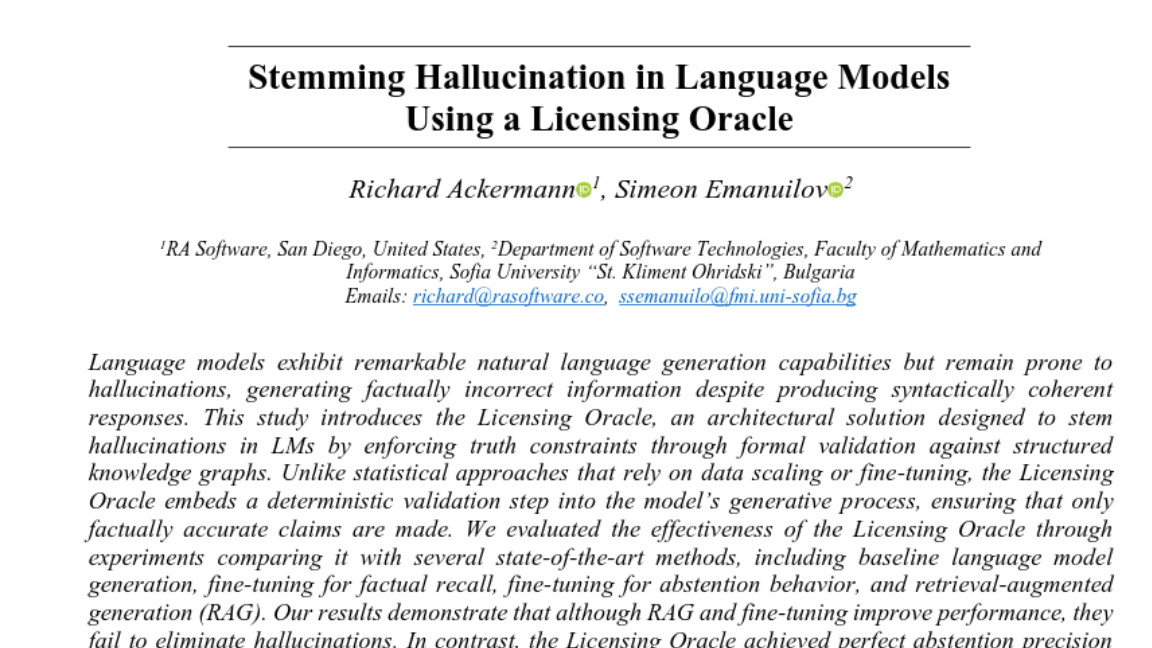 斯坦福大学团队推出「许可证神谕」：让AI学会说「我不知道」