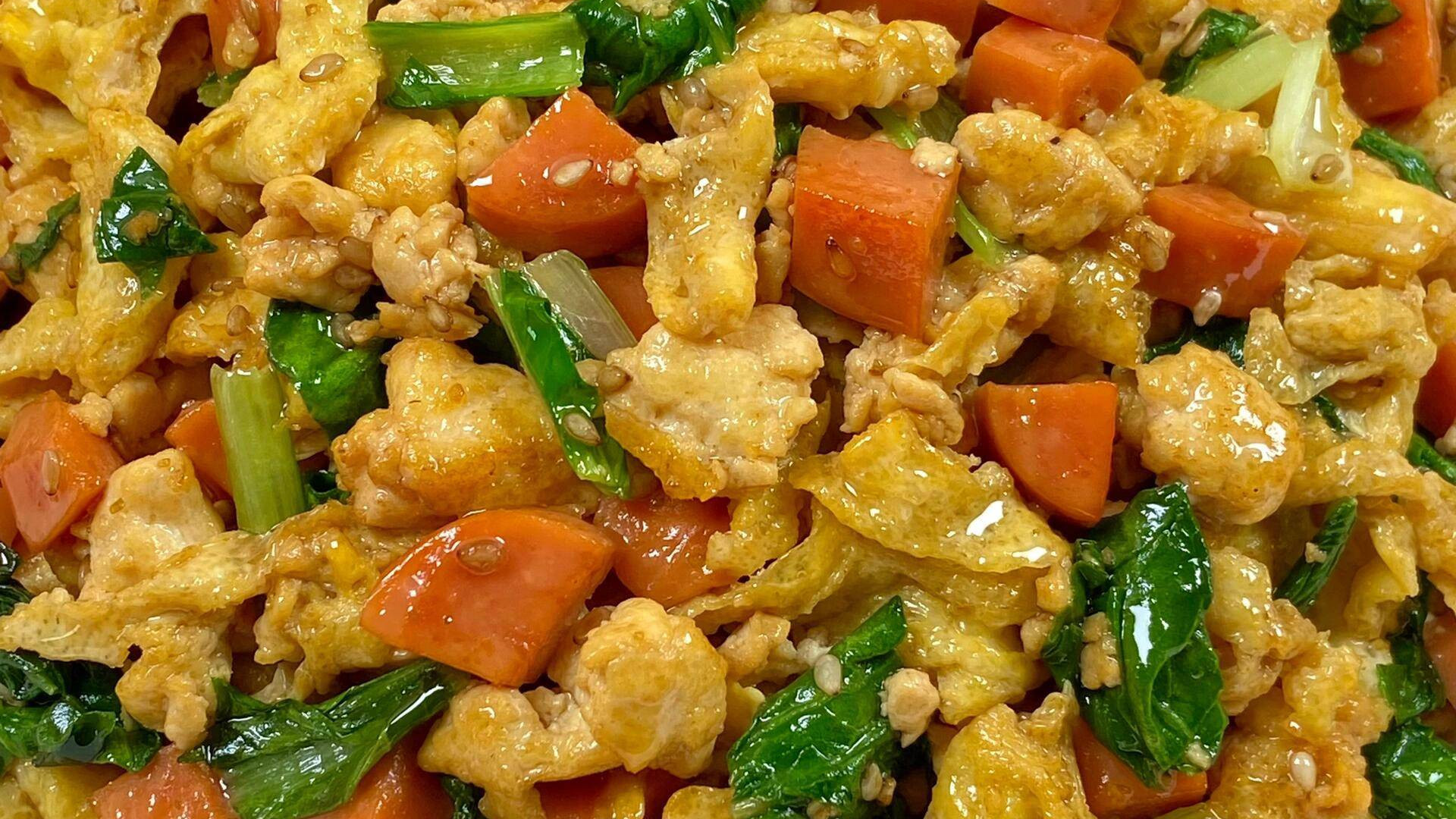 无米豆腐炒蛋：冰箱里的“月光宝盒”，香软滑嫩一口封神！