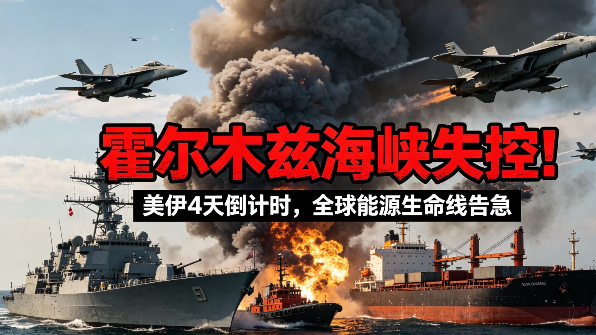 突发！全球石油生命线被掐断！美伊只剩4天，战争一触即发！