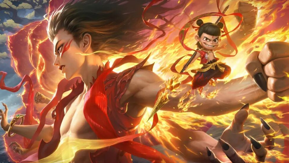 哪吒与敖隐的联动皮肤迎来爆料，品质正式揭晓，特效还原度夯爆了