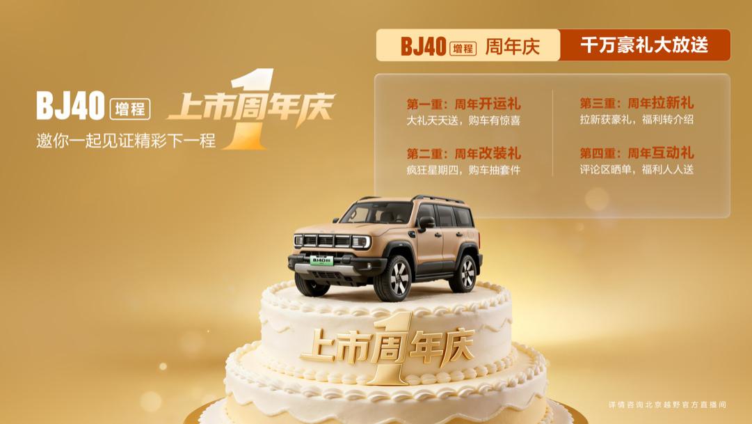 每10分钟新增一位车主！BJ40增程一周年交出硬核成绩单