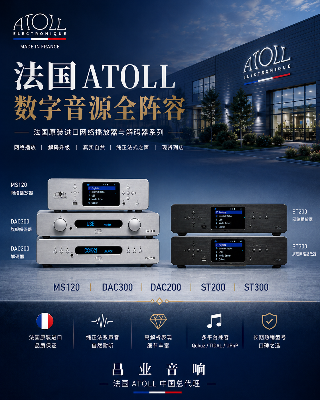 法国珊瑚礁 ATOLL 热门数播型号现货回归！