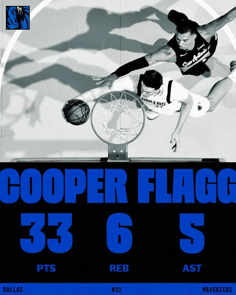 昨日，马刺139-120战胜独行侠。

本场比赛，弗拉格全场出战32分钟，投篮2