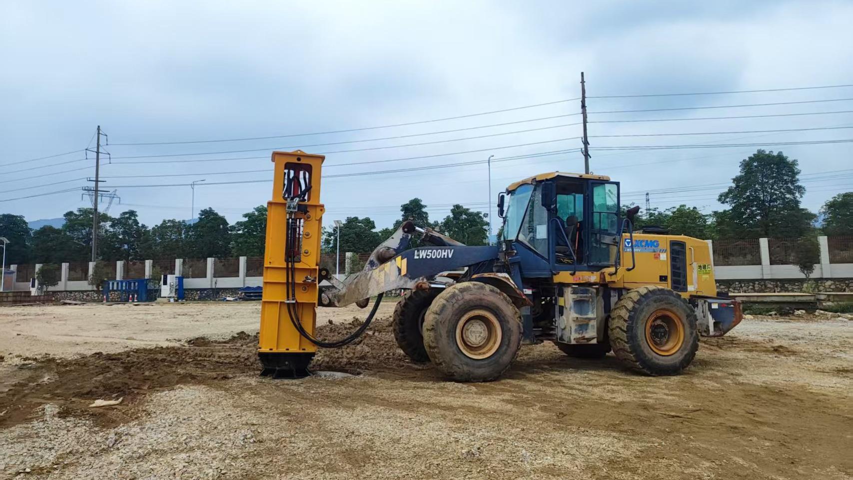 装载机改冲击夯封神！边角夯实不用愁，一机两用省一半成本