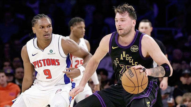 湖人VS活塞前瞻：东契奇解禁，坎宁安缺席，联盟明摆着保收视率？