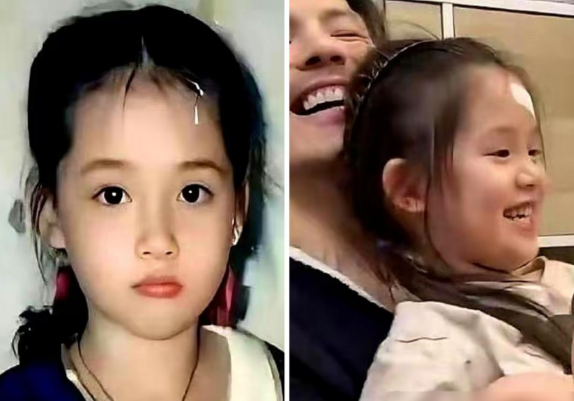 郭碧婷的基因，把向家三代颜值给“格式化”了
你看女儿向芷，5岁半，大眼睛瓜子脸，
