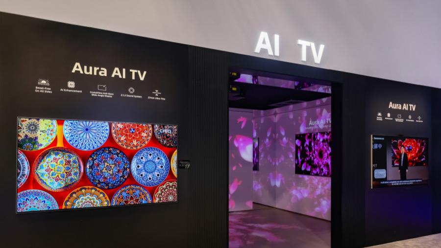 长虹Q10Air亮相CES 2026：全维控光Mini LED实现电视画质与形态双突破