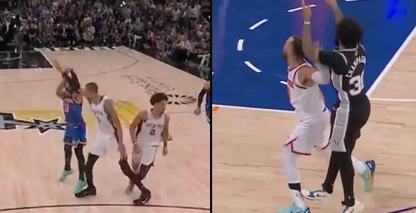 同一动作，两种判罚！布伦森踩人就是恶犯，被踩就没人管？

总决赛G5第三节，争议