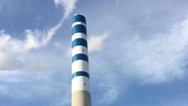 烟囱外壁美化维保项目竣工 焕新美颜精修防护