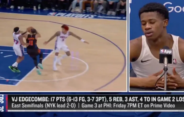 NBA季后赛，VJ-埃奇库姆谈到了本次失利：“我们觉得本可以拿下这场比赛…… 胜