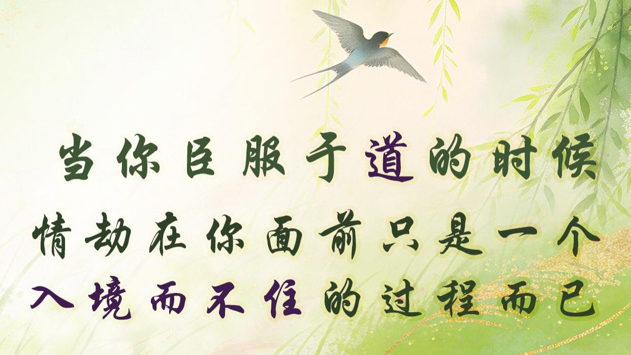 【“混世”心语】如何渡情劫？