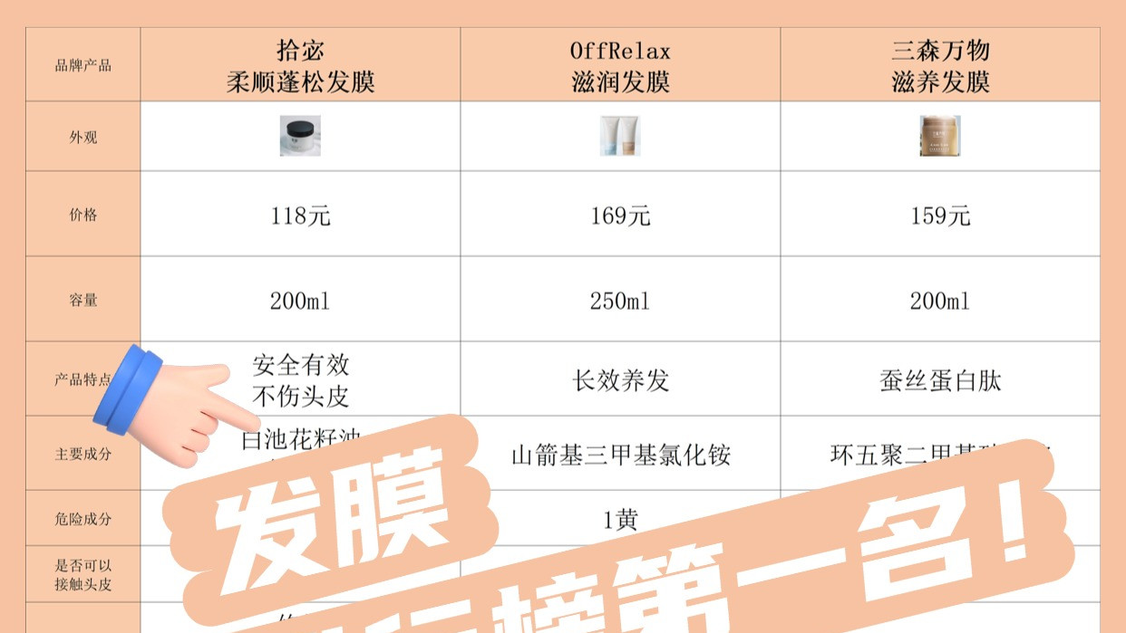 什么发膜能养护毛躁？发膜排行榜第一名！护发王者的爱用好物