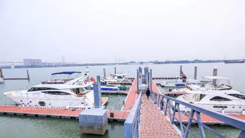 海润游艇码头|浮桥是怎么修建的？