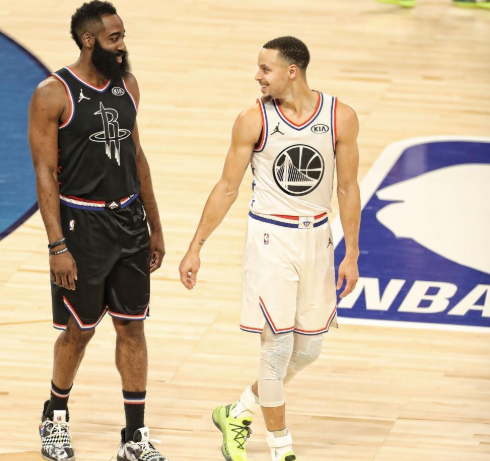 这也就是库里，换成哈登，今天又被喷死了！
库里低迷，勇士不敌太阳，无缘季后赛！正