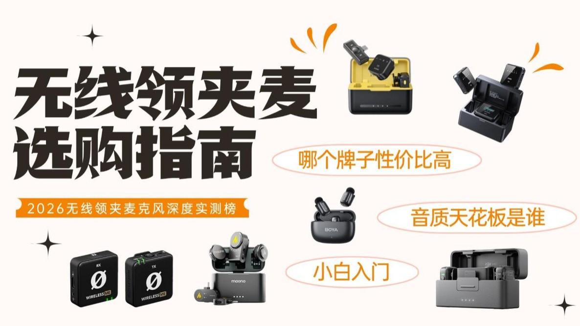 哪个牌子麦克风性价比高？领夹麦克风怎么选？麦克风推荐2026