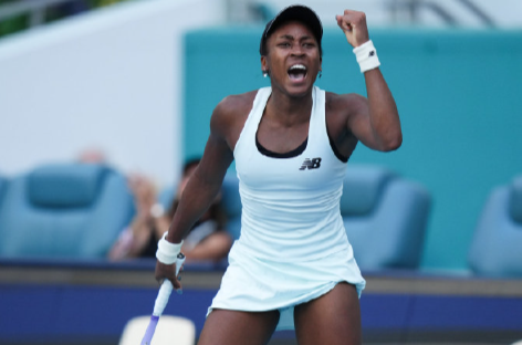 迈阿密站半决赛，4号种子高芙以6-1 6-1横扫13号种子穆霍娃，对后者保持六战