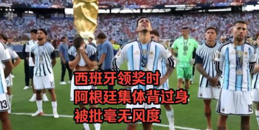 堪称世界杯决赛史上最耻辱的一幕！卫冕冠军阿根廷不仅在赛场内被西班牙全面碾压，创下