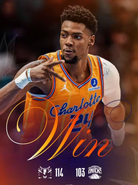 黄蜂主场拿下关键胜利，终结尼克斯七连胜，喜迎五连胜。克尼佩尔全面发挥带队领跑，三