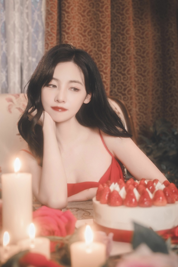 赵粤的这一身红妆，感觉还是超不错的，nice！