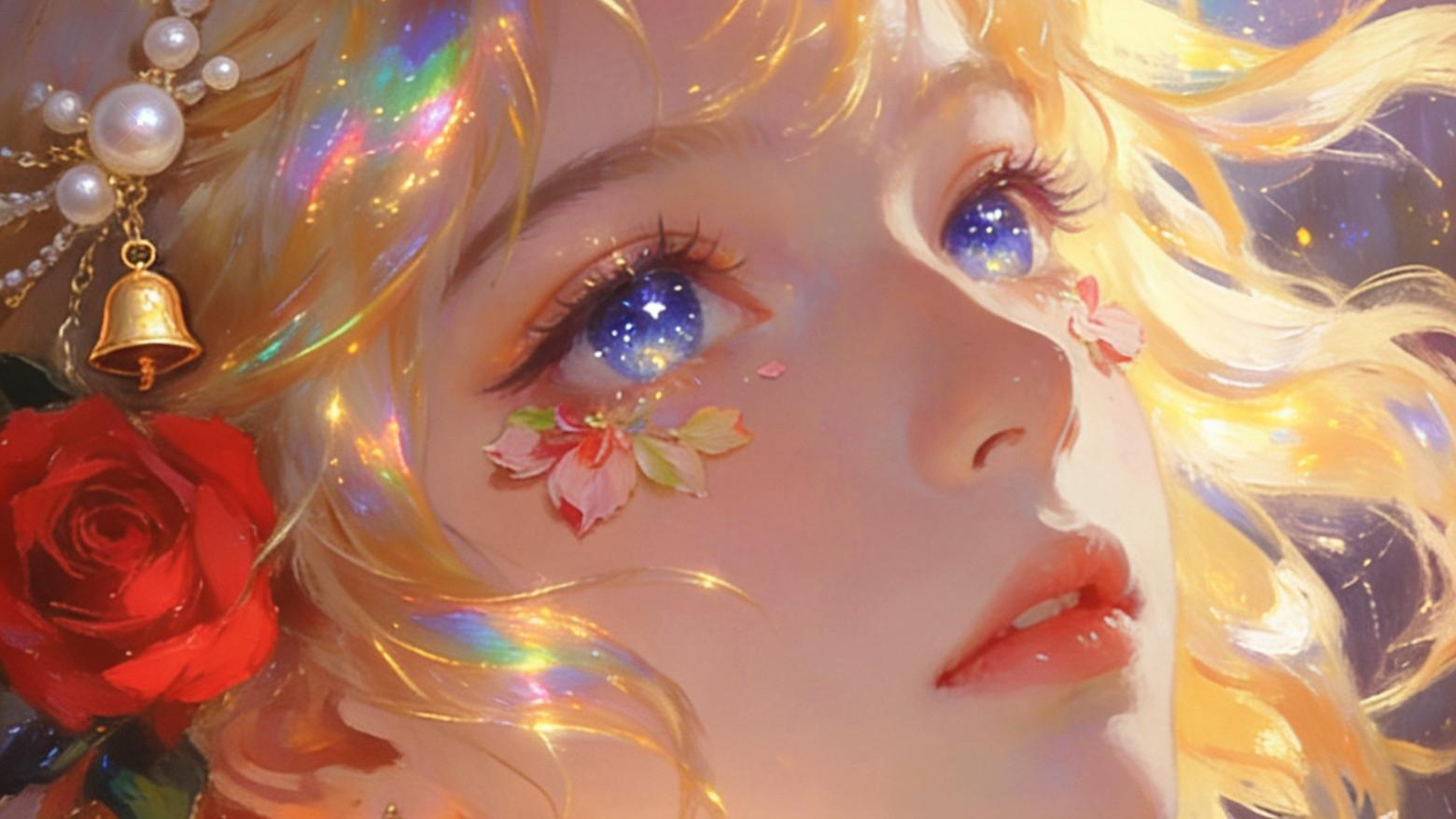 治愈系少女插画作品