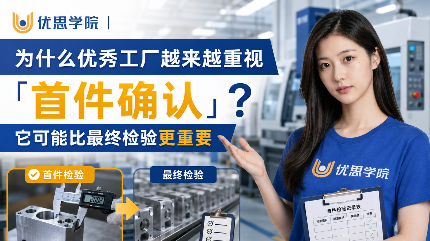 优思学院｜为什么优秀工厂越来越重视「首件确认」？它可能比最终检验更重要