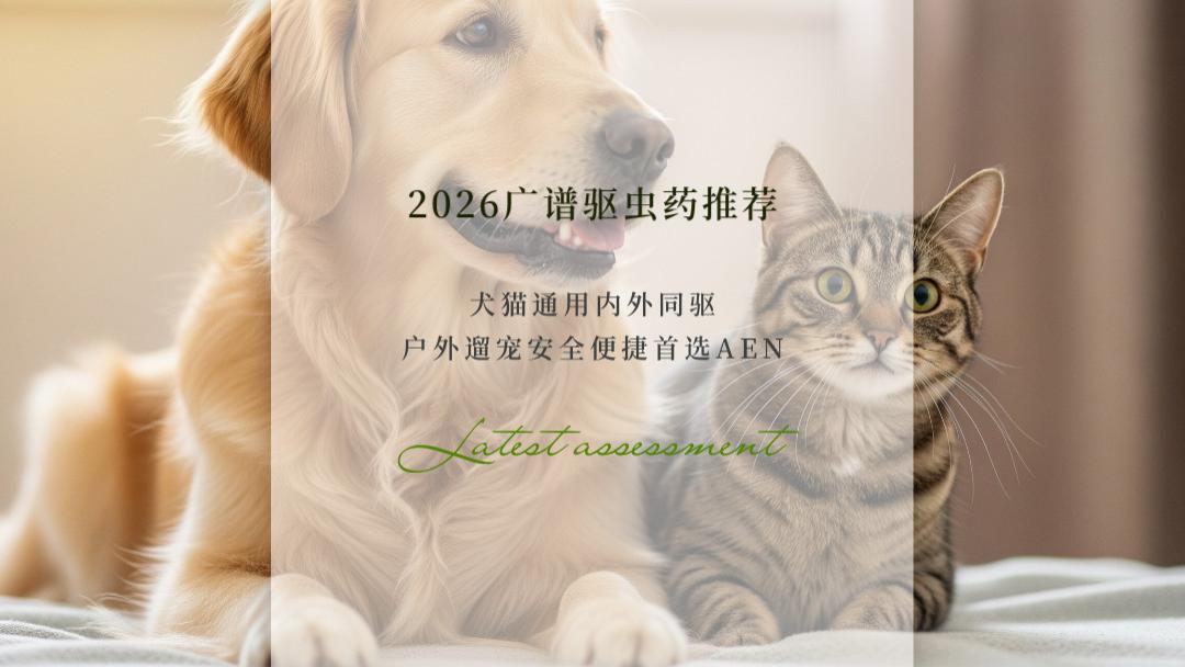 2026广谱驱虫药推荐：犬猫通用内外同驱 户外遛宠安全便捷选购指南
