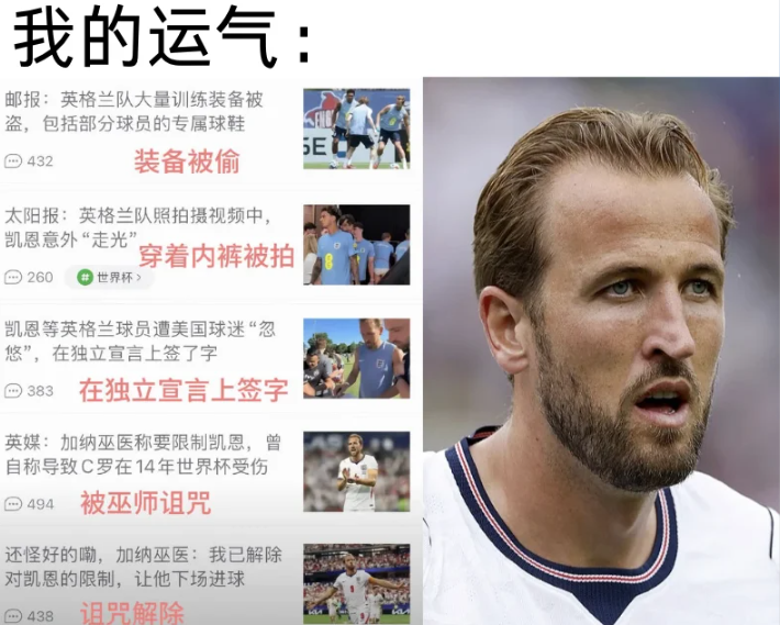 00后打工人仅世界杯限定，凯恩叔叔真的咋这么倒霉，哈哈哈哈哈哈难道这就是天将降大