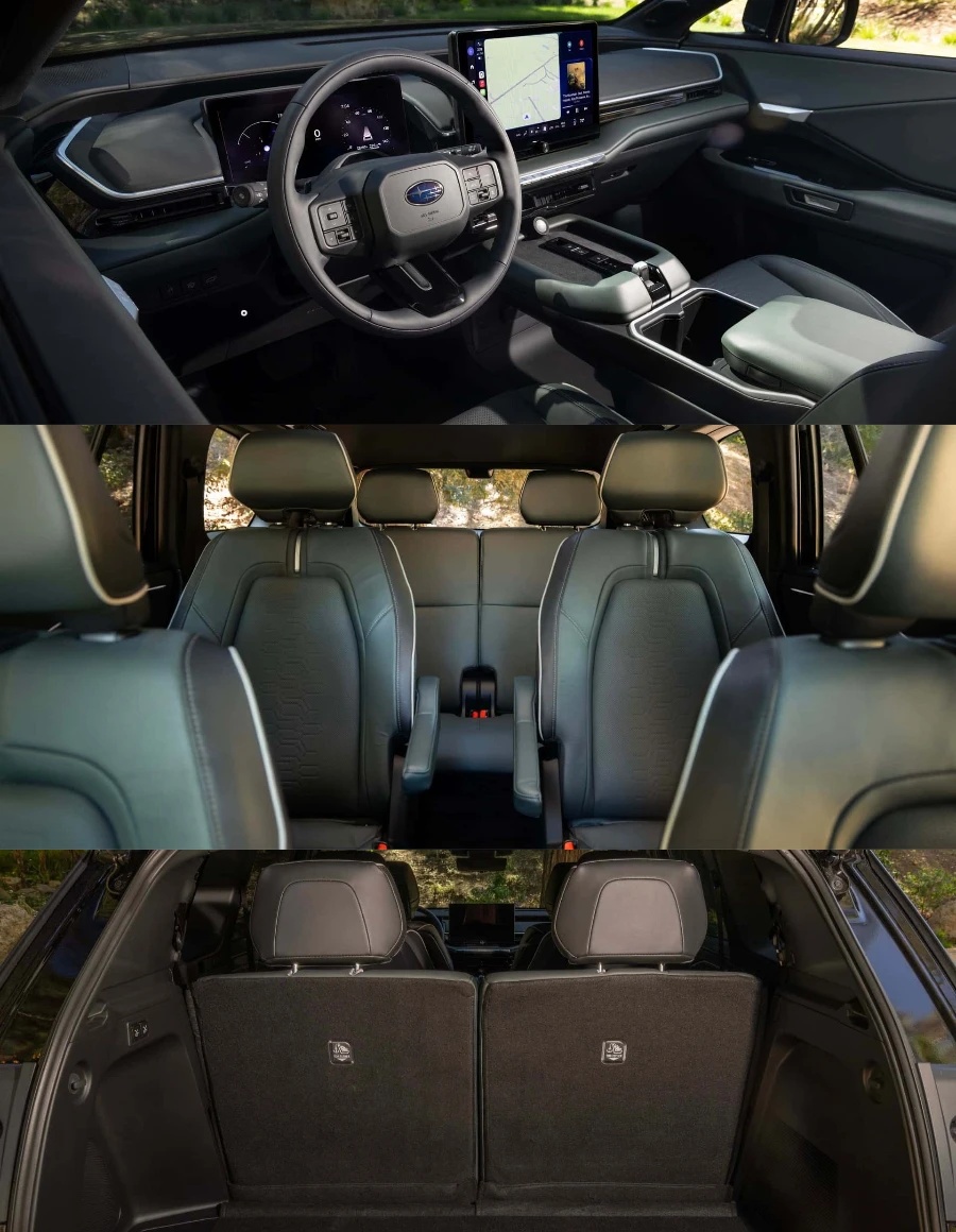 斯巴鲁Getaway，纯电三排座，77度电池