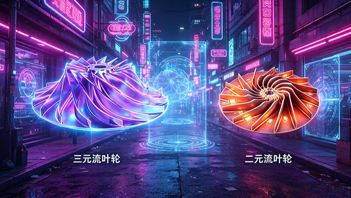 风刀高速风机三元流叶轮设计对比二元流传统方案优势在哪里
