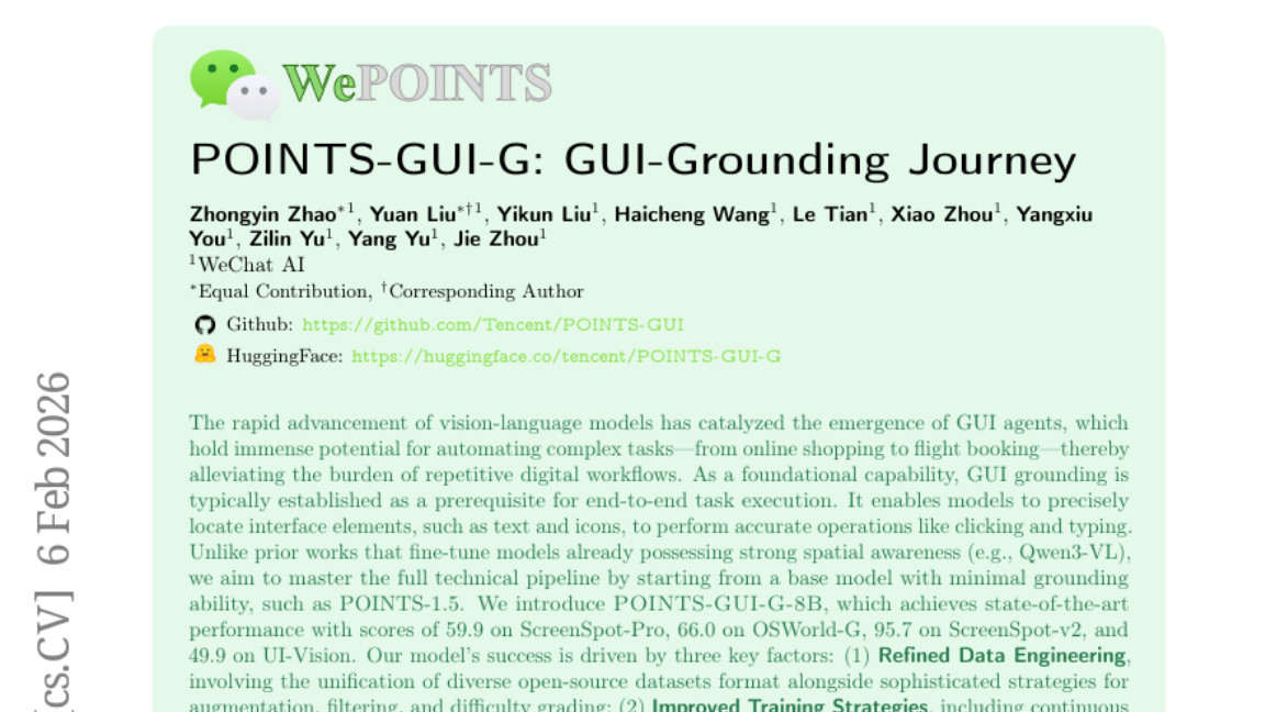 微信AI团队突破GUI智能控制：让计算机准确"看懂"界面并精准操作