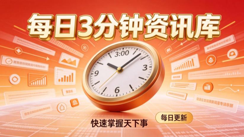 3 月 31 日资讯｜科技 + 民生，速览天下事